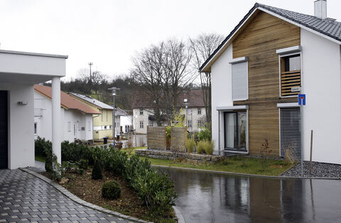 Als Beispiel der gelungenen Innenentwicklung in Dettingen nennt Bürgermeister Rainer Haußmann das Berger-Areal, in dem ein Mix a