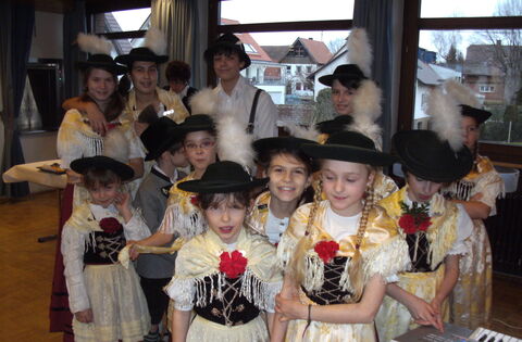 Auch der Trachtenvereins-Nachwuchs überzeugte mit Tanztalent und viel Eifer.Foto: privat Auch der Trachtenvereins-Nachwuchs überzeugte mit Tanztalent und viel Eifer.Foto: privat