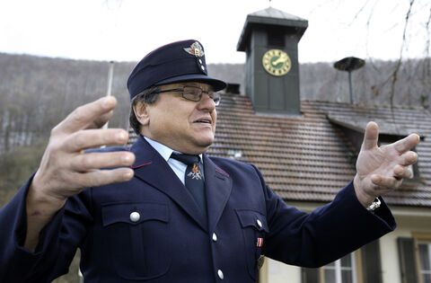 Andreas Metzger war der letzte Kommandant der Freiwilligen Feuerwehr, Abteilung Schlattstall.Foto: Jean-Luc Jacques Andreas Metzger war der letzte Kommandant der Freiwilligen Feuerwehr, Abteilung Schlattstall.Foto: Jean-Luc Jacques