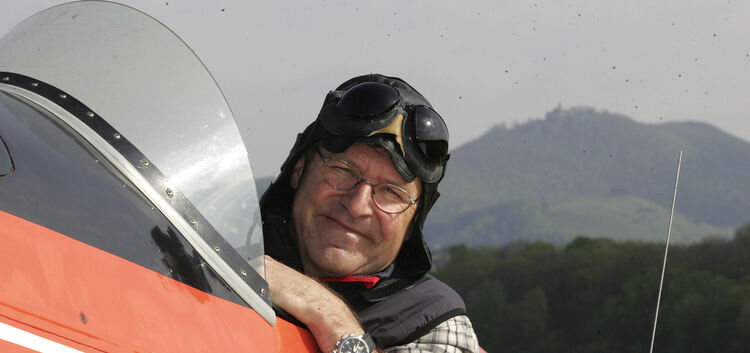 Gedenken, ein Jahr nach dem Unglück: Klaus Lenhart, wie ihn die Flieger in Erinnerung behalten wollen.Archiv-Foto: Jean-Luc Jacq