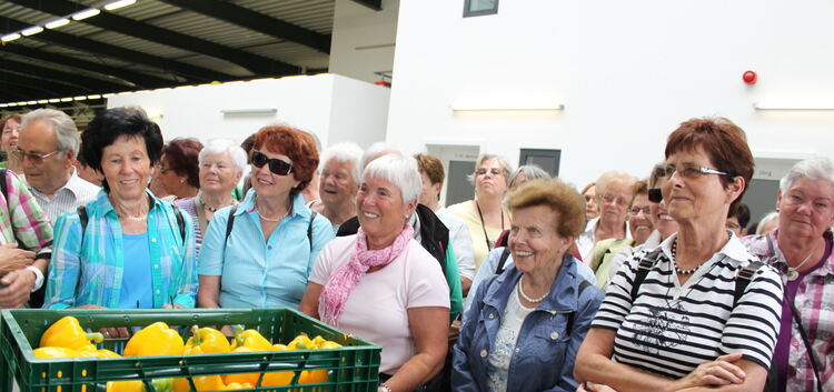 Paprika satt gab es bei einem Ausflug der Owener Landfrauen auf der Reichenau. Foto: privat