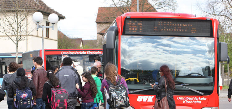 Manchmal wird die Busfahrt für Schüler und Fahrer zur nervlichen Belastungsprobe, so geschehen am Dienstag in Notzingen. Archivf