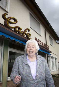 Café Bernauer in Notzingen hat zugemacht. Gespräch mit der 86-jährigen Edeltraut Bernauer