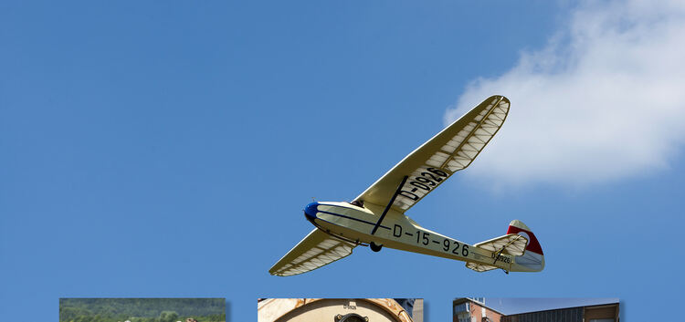 Hahnweide: Erstflug Gö 1 nach Reparatur  - ältestes Segelfugzeug aus dem Hause Schempp-Hirth