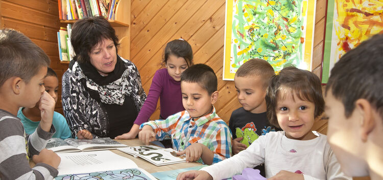 Immer mehr Flüchtlingskinder besuchen Kindertageseinrichtungen -  Au-Kindergarten