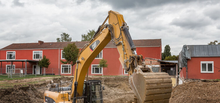 Die sichtbarsten Veränderungen zum neuen Schuljahr weist in Kirchheim die Raunerschule auf: Dort ist der Umbau in vollem Gange.