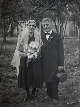 Das Hochzeitsbild von Marie und Wilhelm Weißburger, die im Oktober 1933 in Bissingen heirateten.Foto: privat