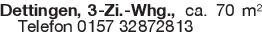 Dettingen, 3-Zi.-Whg., ca