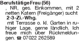 Berufstätige Frau (56), N
