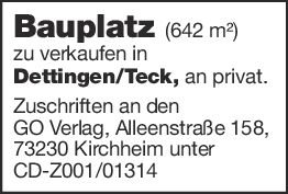 Verkaufe Bauplatz