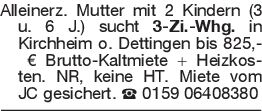 Alleinerz. Mutter mit 2 K