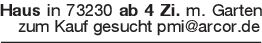 Haus in 73230 ab 4 Zi. m.