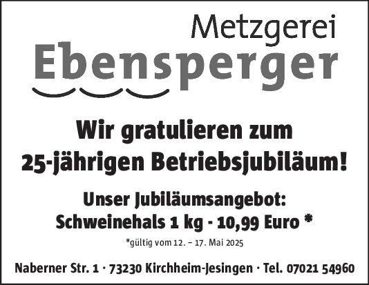 25 Jahre Elektroservice Schulz
