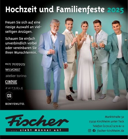 Hochzeit und Familienfeste 2025