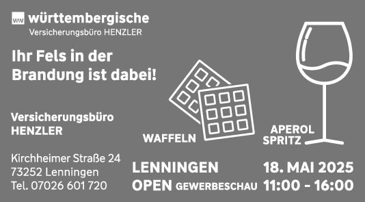 Ihr Fels in der Brandung ist dabei...