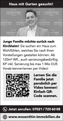 Haus mit Garten gesucht