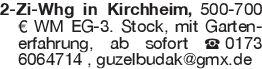 2-Zi-Whg in Kirchheim, 50