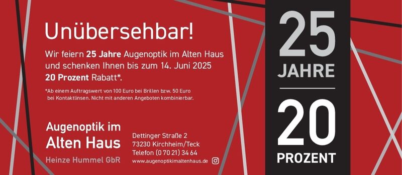 Unübersehbar! 25 Jahre