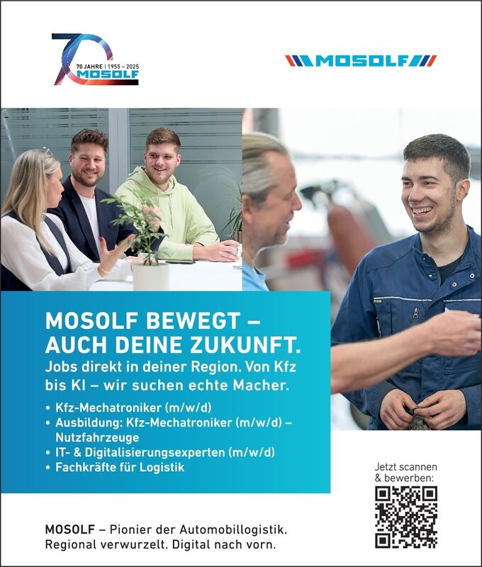 Mosolf bewegt - Auch deine Zukunft