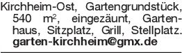 Kirchheim-Ost, Gartengrun