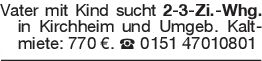 Vater mit Kind sucht 2-3-