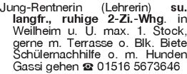 Jung-Rentnerin (Lehrerin)