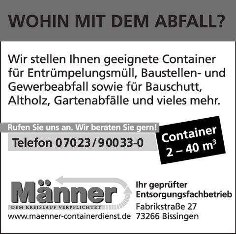Wohin mit dem Abfall