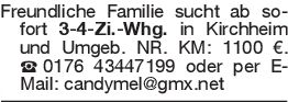 Freundliche Familie sucht