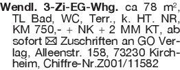 Wendl. 3-Zi-EG-Whg. ca 78