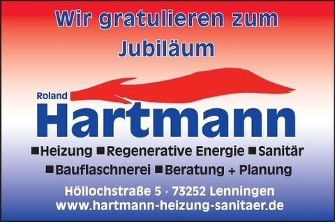 Wir gratulieren zum Jubiläum