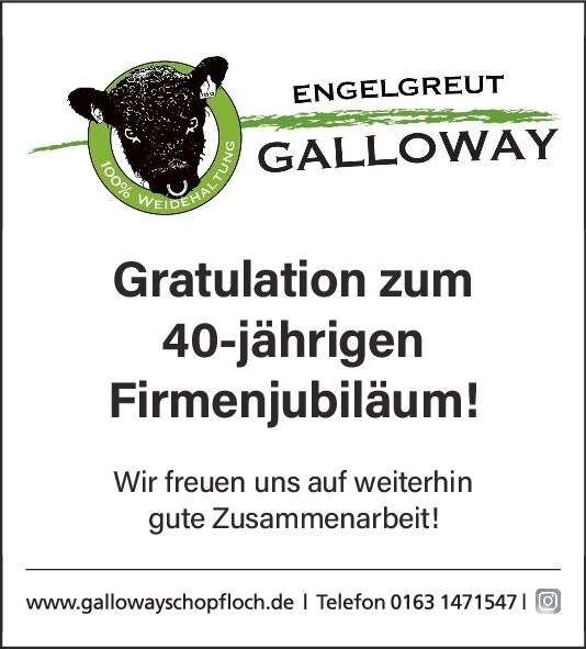 Gratulation zum...