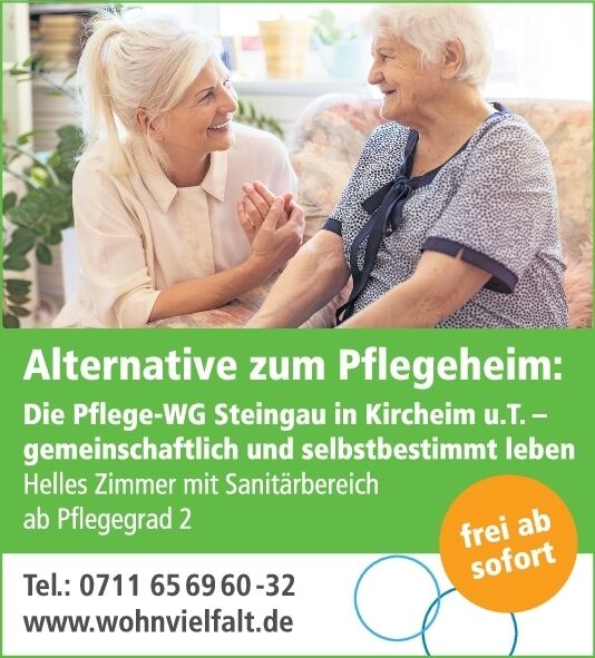 Alternative zum Pflegeheim