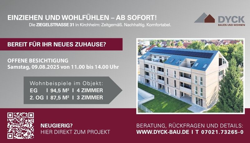 Offene Besichtigung - Ziegelstraße 31