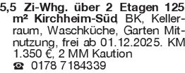 5,5 Zi-Whg. über 2 Etagen