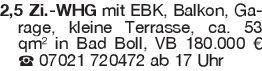 2,5 Zi.-WHG mit EBK, Balk