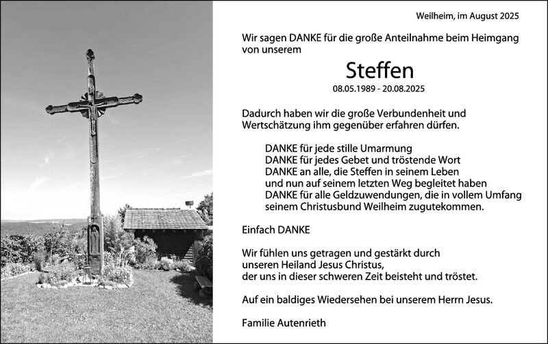 Danksag. Steffen