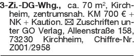 3-Zi.-DG-Whg., ca. 70 m²,