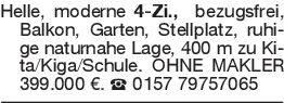 Helle, moderne 4-Zi., bez