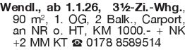 Verm. 3,5-Zi.Whg.