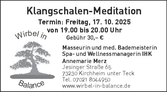 SVÖ Klangschalen Meditation