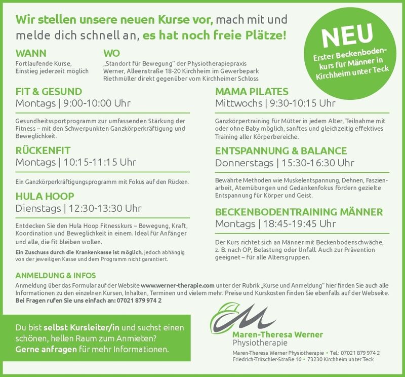 SVÖ Neue Kurse