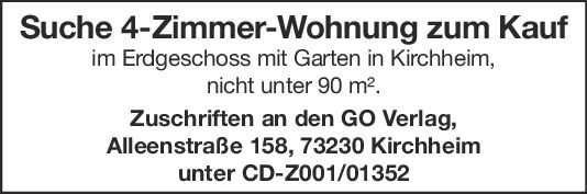 Suche 4-Zi.-Whg.