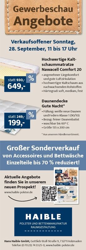 SVÖ Gewerbeschau Holzmaden 2025
