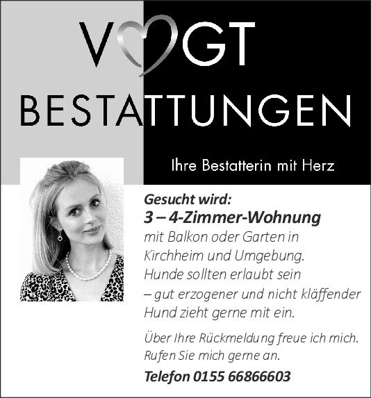 WOHNUNG 3 - 4 ZIMMER