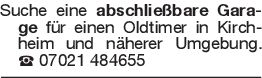 Suche eine abschließbare