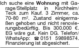 Ich suche eine Wohnung mi