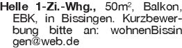 Helle 1-Zi.-Whg., 50m², B