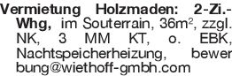 Vermietung Holzmaden: 2-Z
