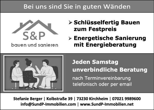 Bei uns sind Sie in guten Wänden