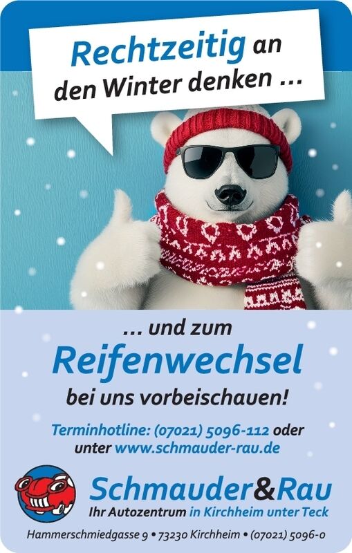 Rechtzeitan an den Winter denken ..
